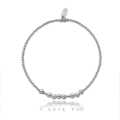 Secret Message 'I Love You' Bracelet